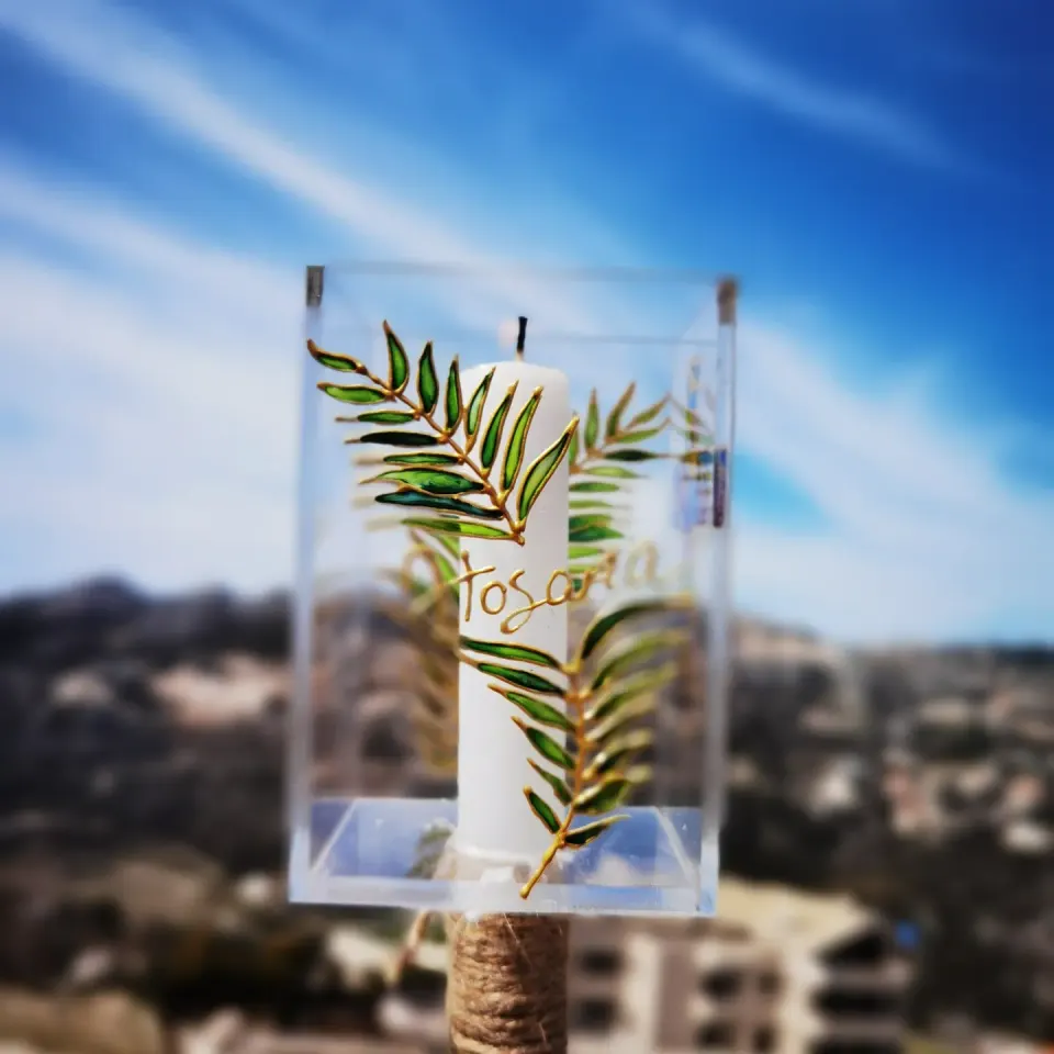 Palms Day Unique Candles