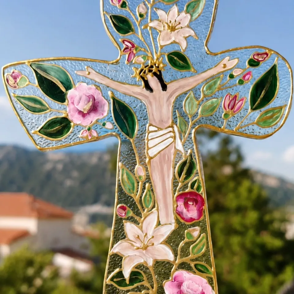 Grace in Bloom: Communion Cross