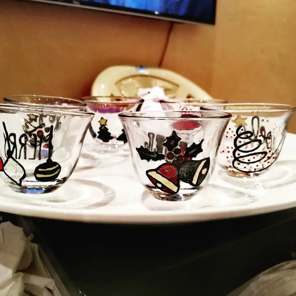 Chsitmas coffee cups set