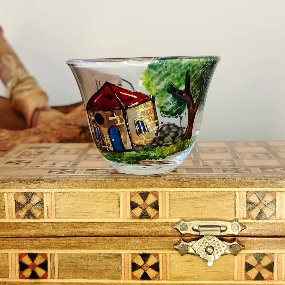 I Am Lebanese: Tarbouch Glass