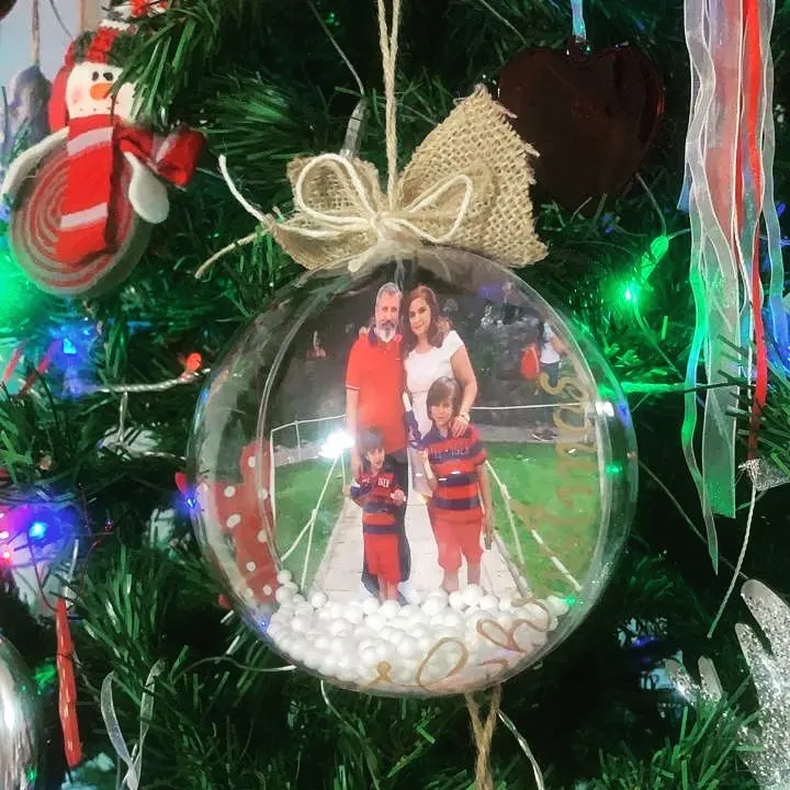 Christmas tree customized ornaments