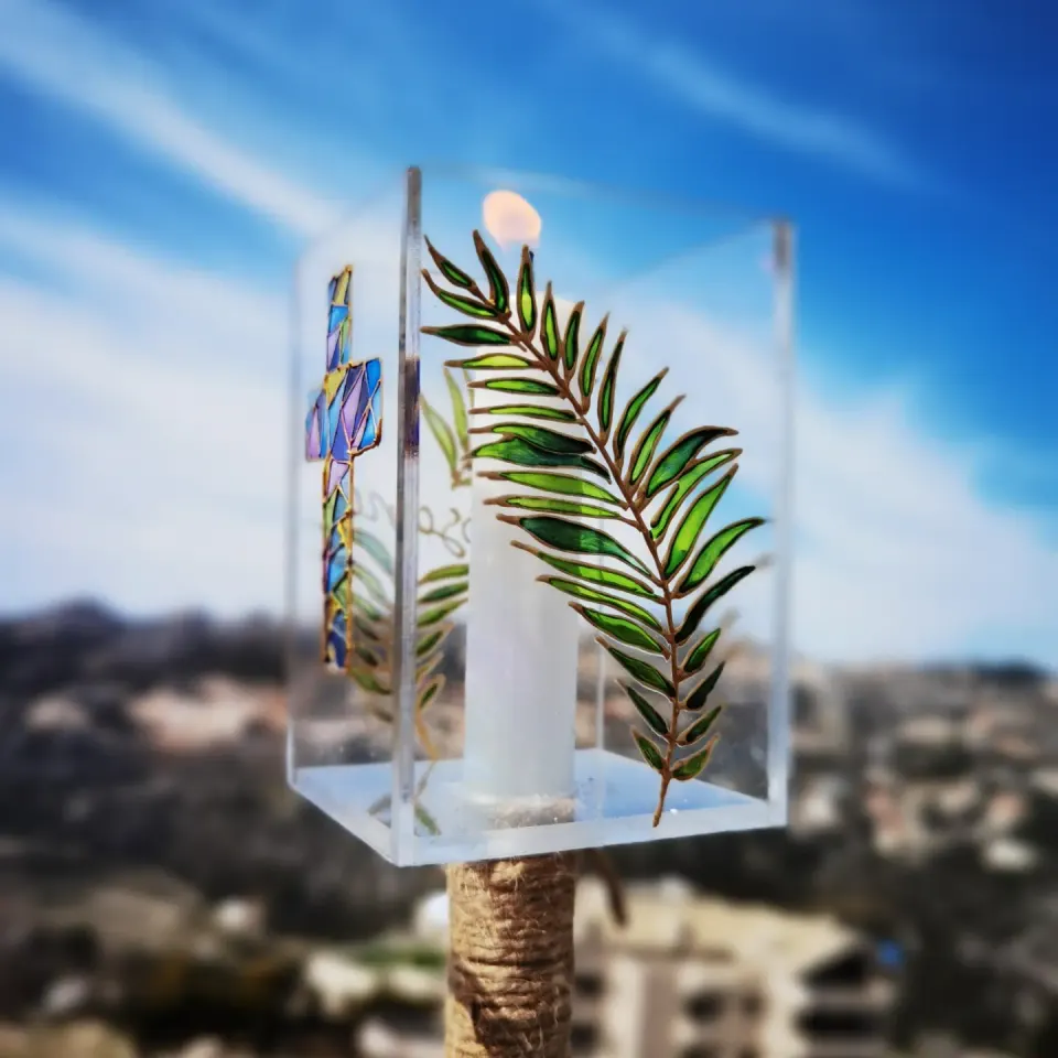 Palms Day Unique Candles