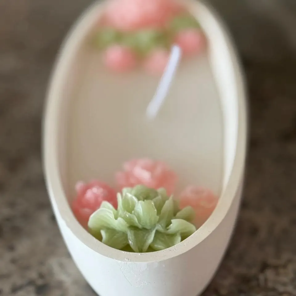 Baby Amy Flower Candles