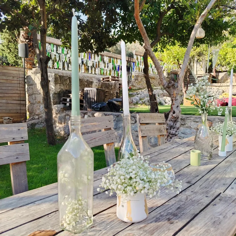 Garden Celebration Setup