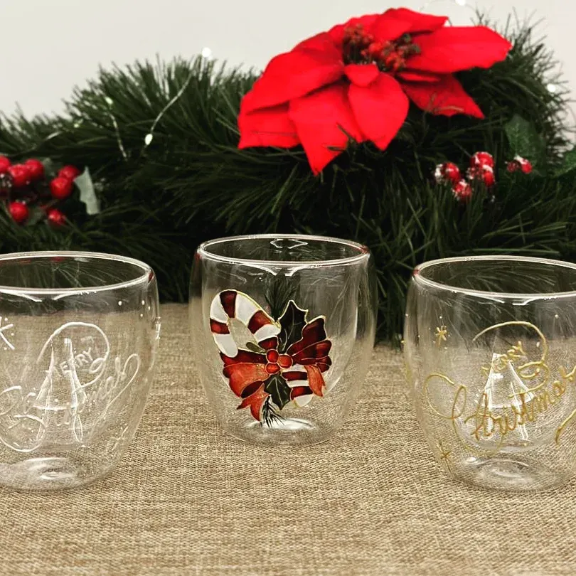 Christmas Name Glasses