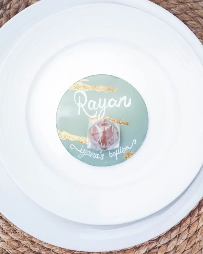 Chocolate Name Coasters