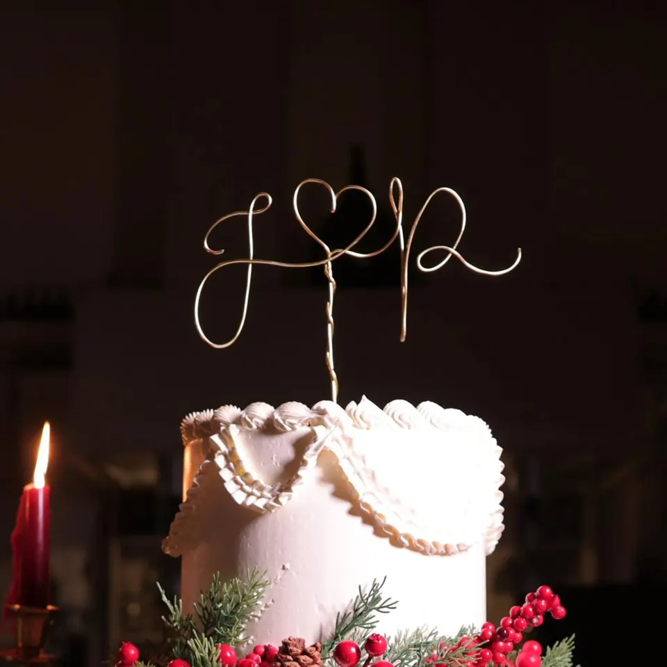Wire Cake Topper