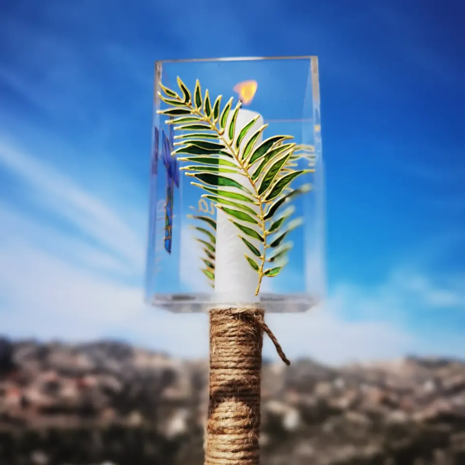 Palms Day Unique Candles