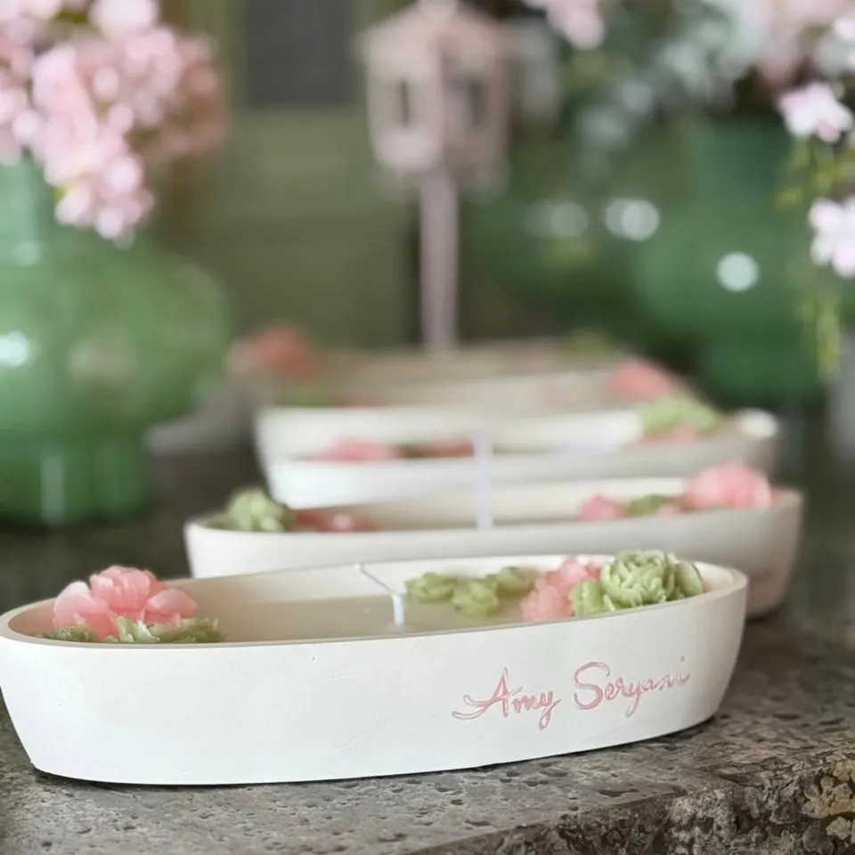 Baby Amy Flower Candles