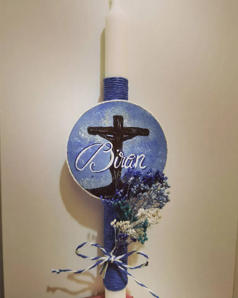 Palms Day Candle for Biran