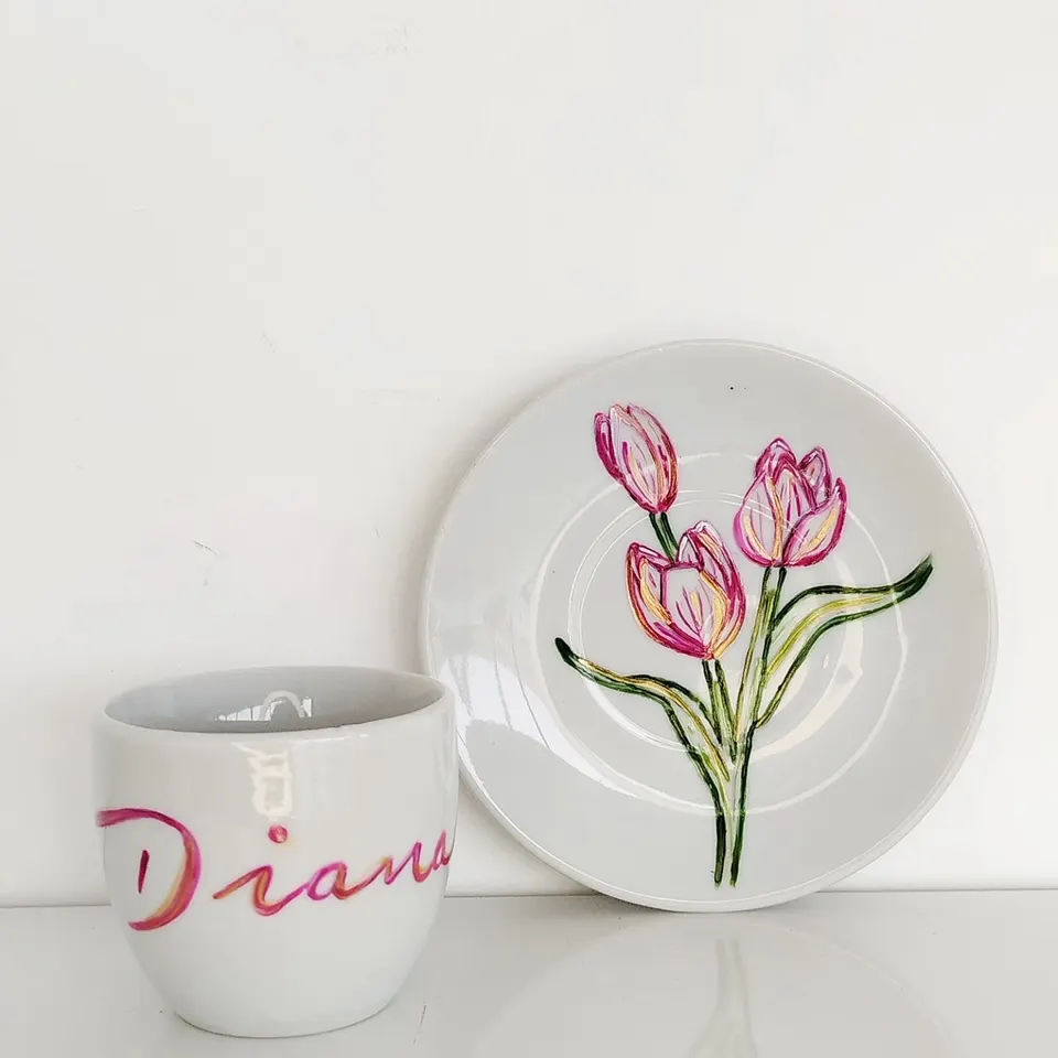 Tulip Cup & Saucer