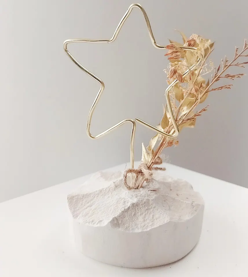 Wire Star on Stone