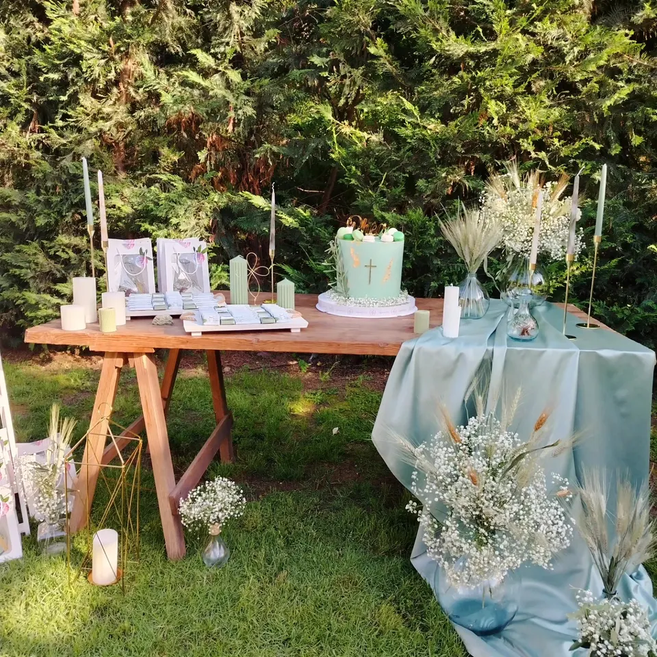 Garden Celebration Setup