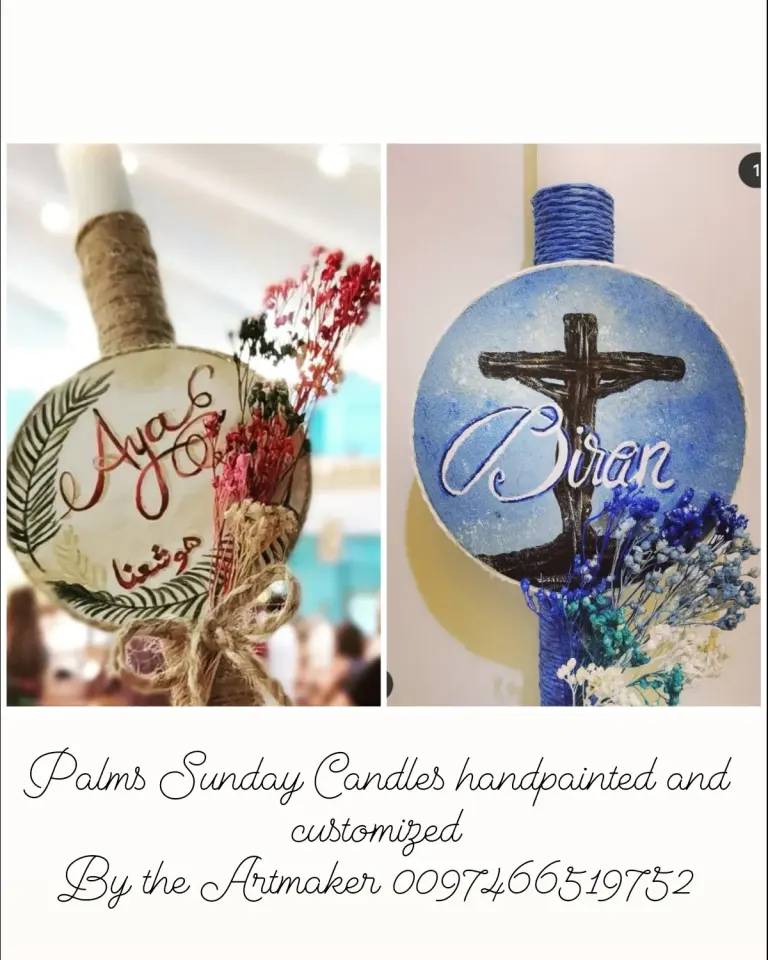 Palms Sunday Candles, order yours now