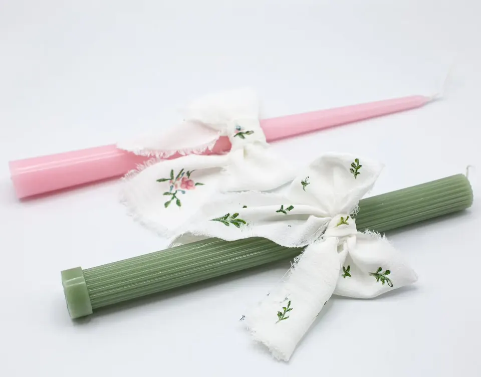 Palms 2026: Linen Bow Candles