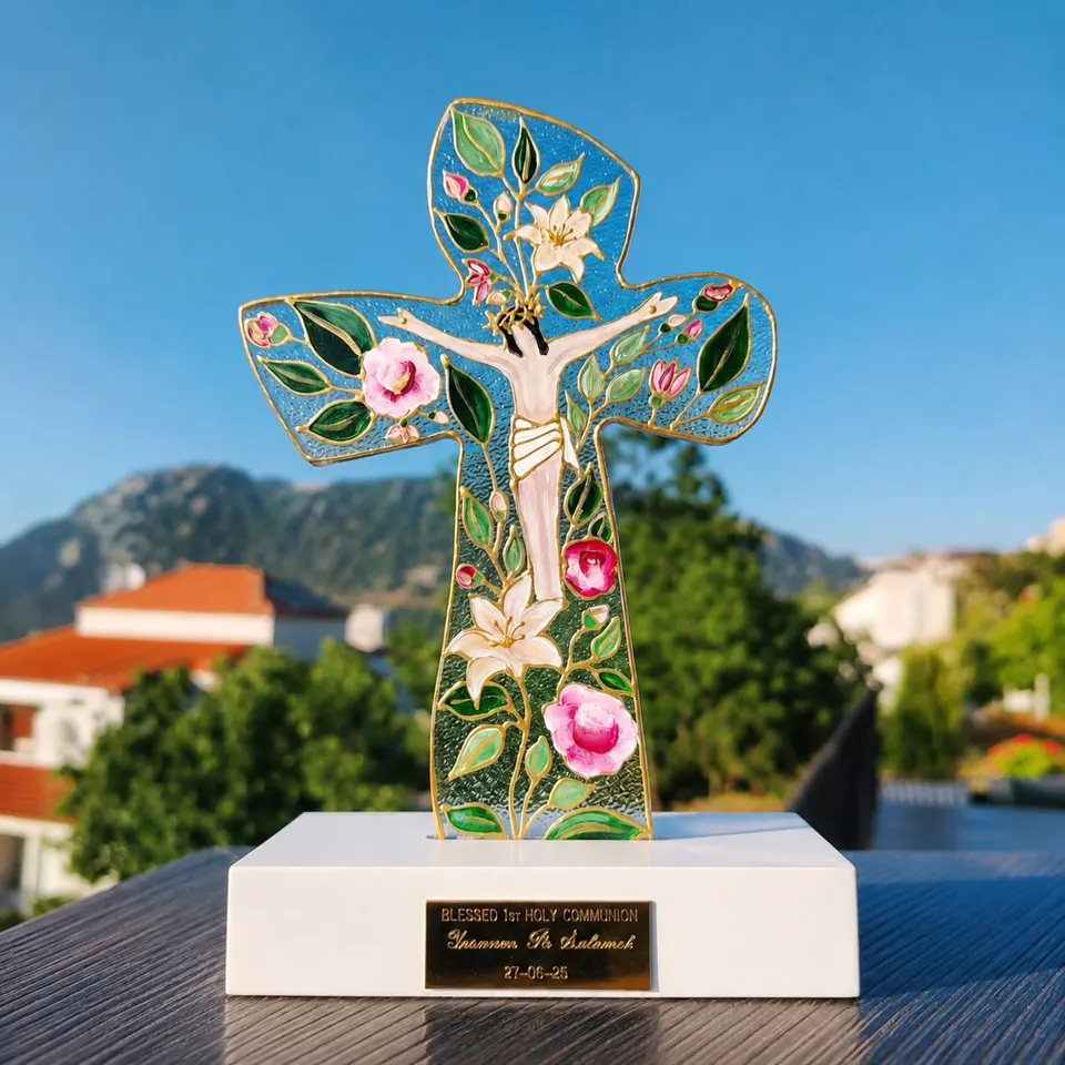 Grace in Bloom: Communion Cross