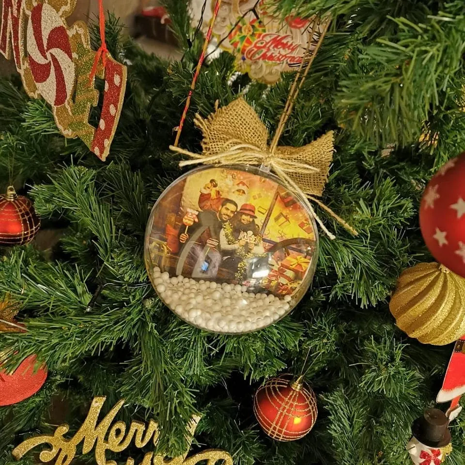 Christmas tree customized ornaments