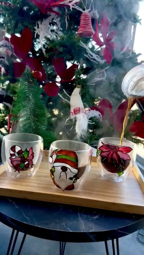 Christmas Character Glasses