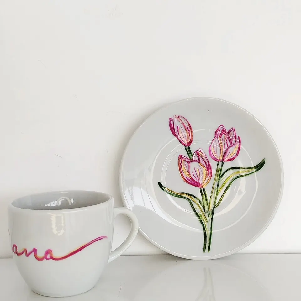 Tulip Cup & Saucer