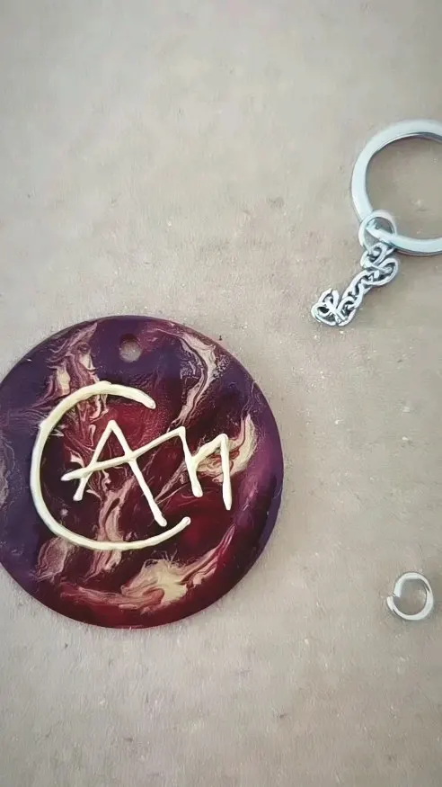 Handpainted KEY Chain: BE Special