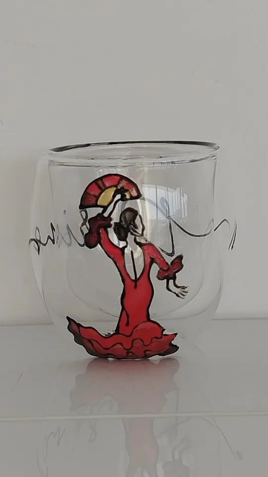 Flamenco Teacher Glass